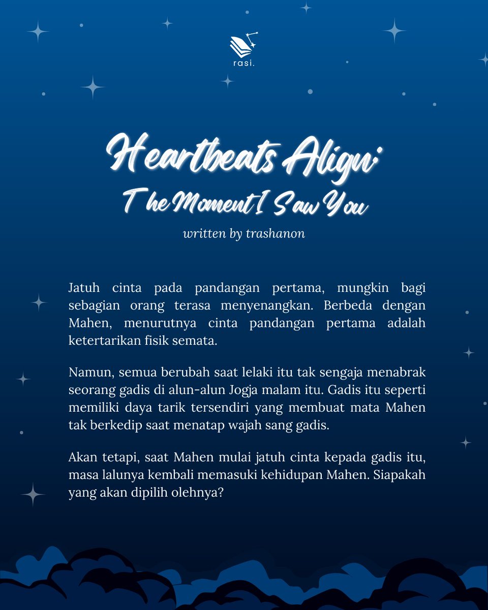 semestarasi's tweet image. Waktunya reveal cover dari Heartbeats Align: The Moment I Saw You karya @trashofanon ✨ Terima kasih untuk teman-teman yang sudah bantu vote cover! 

Nantikan PO dibuka pada tanggal 23 Desember pukul 19.00 WIB, yaa 🤍