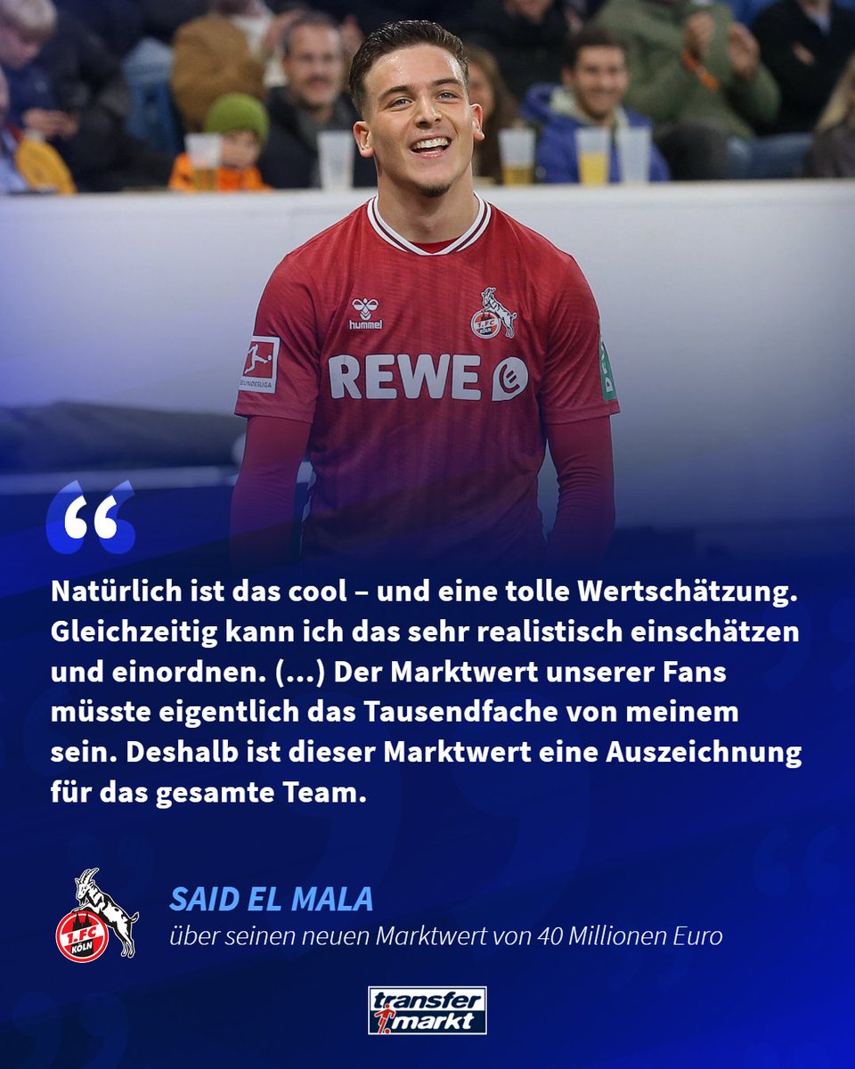 Das sagt Said El Mala über seinen neuen Marktwert! 👇