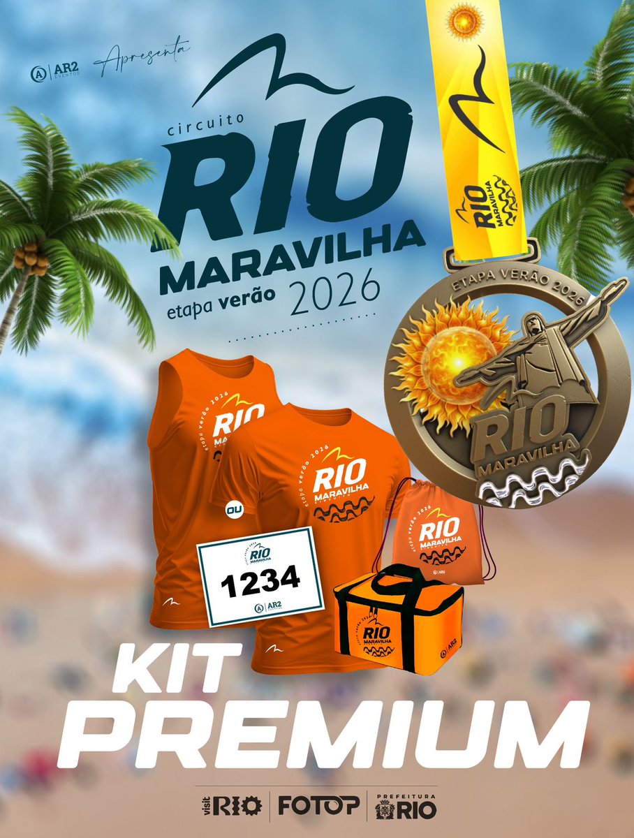 RioRunningTour's tweet image. A contagem regressiva começou! O Circuito Rio Maravilha 2026 - Etapa Verão será em 1º de fevereiro na Quinta da Boa Vista! Prepare-se para 4Km de corrida e caminhada! Inscrições abertas: wix.to/VLD7KRY #CircuitoRioMaravilha #Corrida