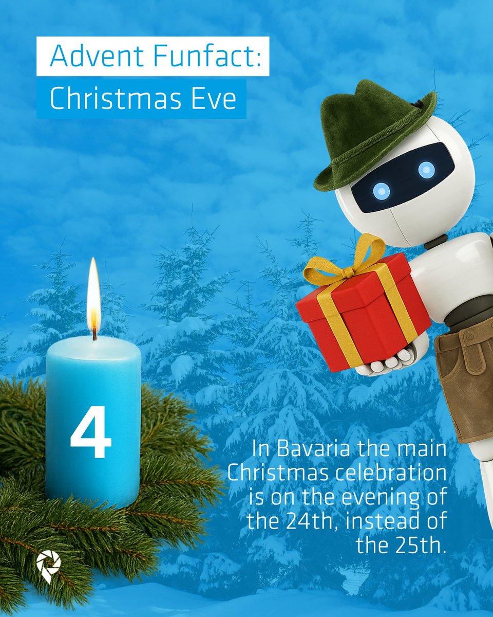 InvestinBavaria's tweet image. In #Bavaria, Christmas is celebrated on Dec 24! This tradition shapes family life, seasonal business rhythms, and local commerce. Happy 4th Advent! 🎄✨ 

#SuccessInBavaria #FunFact