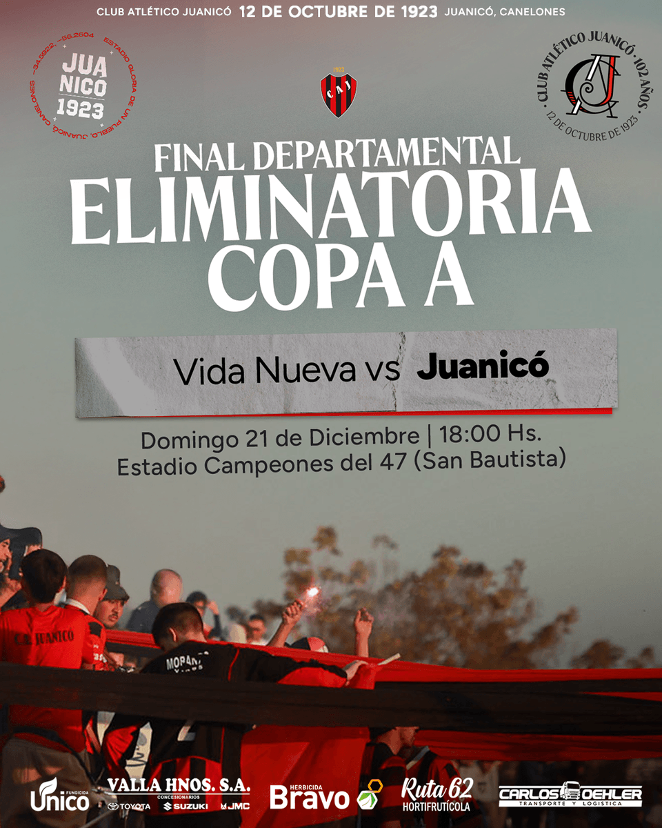 OficialCAJ's tweet photo. 🔜 EL DOMINGO JUEGA EL 𝐂𝐀𝐌𝐏𝐄𝐎́𝐍 https://t.co/WgTLiWytLv