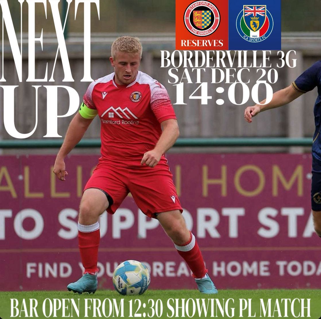 Not travelling to Alvechurch tomorrow?

It would be great to see plenty of Young Daniels coming down to get behind the reserves once again - and the bar is open from 12.30pm showing Newcastle v Chelsea.

Last week saw the reserves draw 5-5, so expect plenty of goals! ⚽🤯❤️