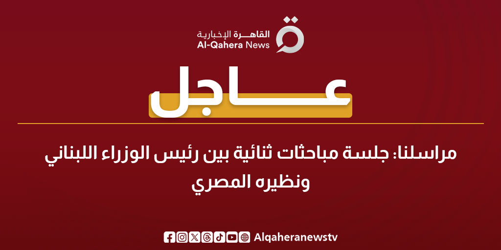 عاجل| مراسلنا: جلسة مباحثات ثنائية بين رئيس الوزراء اللبناني ونظيره المصري 