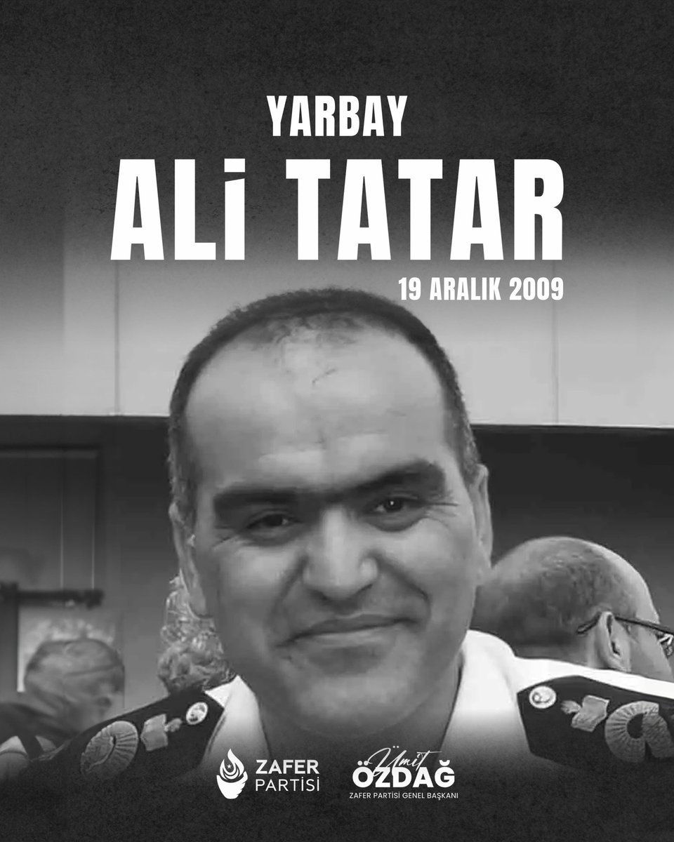 Yarbay Ali Tatar, Fetullahçı terör örgütünün kumpaslarına dikkat çekmek ve bu vatansız teröristlerin vatanseverlere uyguladığı haksızlığa dikkat çekmek için yaşamına son vermişti.

Türk Ordusu'nun kahraman subayı Yarbay Ali Tatar'ı, Ergenekon ve Balyoz kumpası mağduru