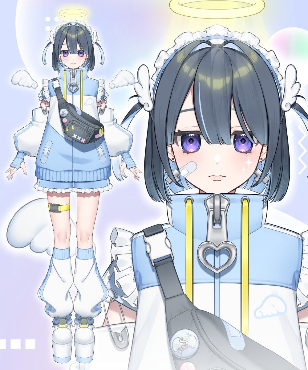 NewFeeling_'s tweet photo. 【✨Vtuber魂募集✨】
VBridger対応Live2Dモデル「天使ちゃん(仮)」の魂を募集しております🩵🪽

︎✦︎︎︎販売価格：200,000円
︎✦︎︎︎販売時期：1月中旬予定
︎✦︎︎︎販売方法：nizima(限定1点)
︎✦︎︎︎特典：表情差分7点、SD1点

#Vtuber魂募集 #魂募集 https://t.co/yIbJS3fWWu