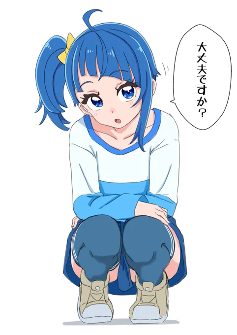 心配してくれるソラちゃん 