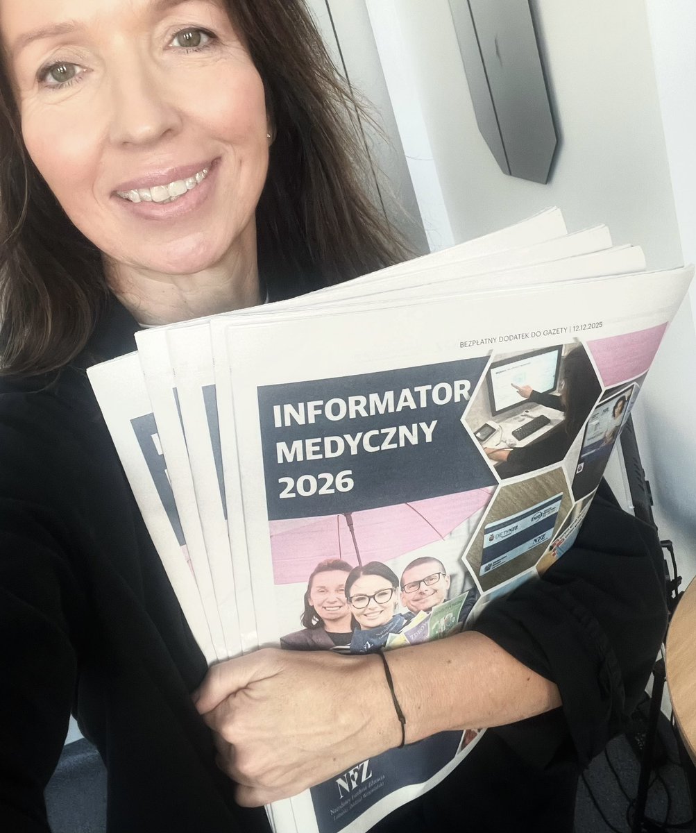 Lubuskie! 🩺📘 Informator Medyczny 2026 jest już dostępny!

Szukajcie go w naszych Salach Obsługi Klienta. Czeka tam na Was świeża dawka wiedzy o zdrowiu. <a href="/martaa_cal/">Marta Cal</a> <a href="/Agniesz49257822/">Agnieszka Jarząbek profilaktyka Lubuski NFZ</a> <a href="/NFZ_GOV_PL/">Narodowy Fundusz Zdrowia</a> <a href="/LubuskiPFRON/">PFRON Oddział Lubuski</a>