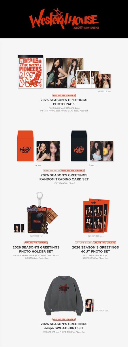 📢NEW ITEM 🎶aespa [ 2026 SM ARTIST SEASON'S GREETINGS MD ] 公式