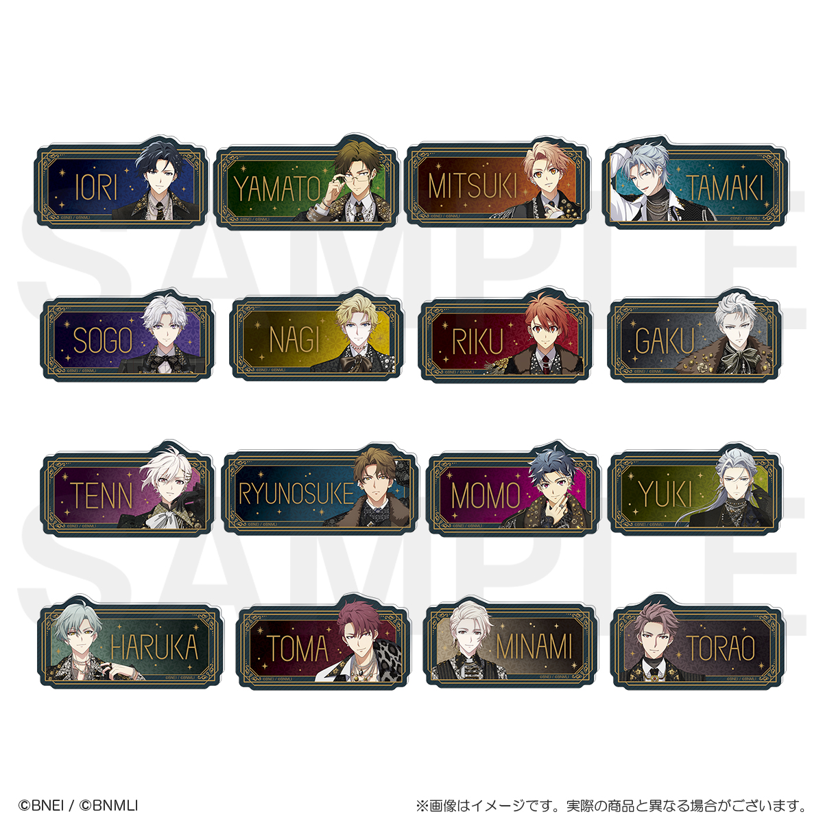 グッズ情報】 「アクリルバッジ（全16種）」 アイナナEXPO2026