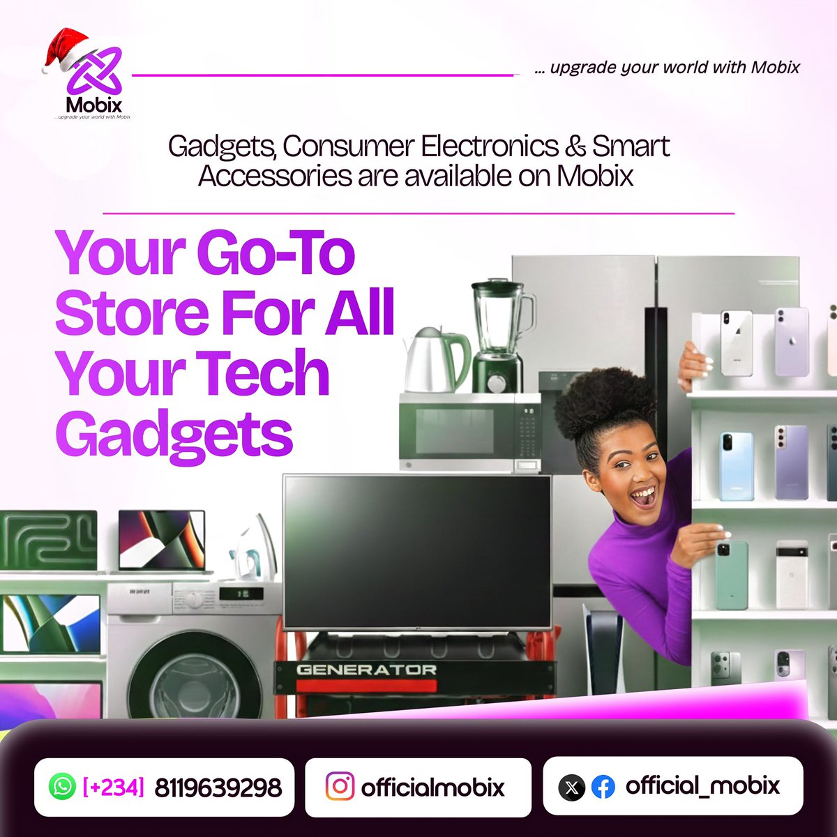Pioneers deserve a real shopping mall that accepts Pi and gives you freedom to pay your way.

From everyday gadgets to home electronics, Mobix is built for real life not promises.

🛒 Available on Mobix
Smartphones and iPhones
Laptops and workstations
Home appliances and