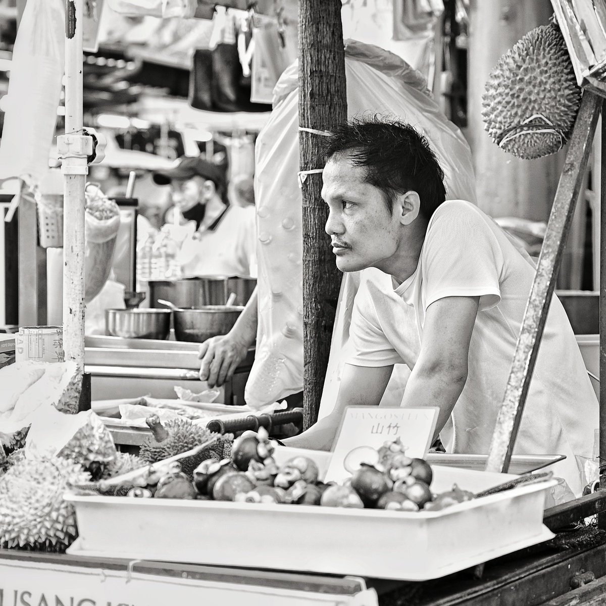 DTshutterbug's tweet photo. Street portraits of a fruit stall vendor. https://t.co/kj9NrBSLN6