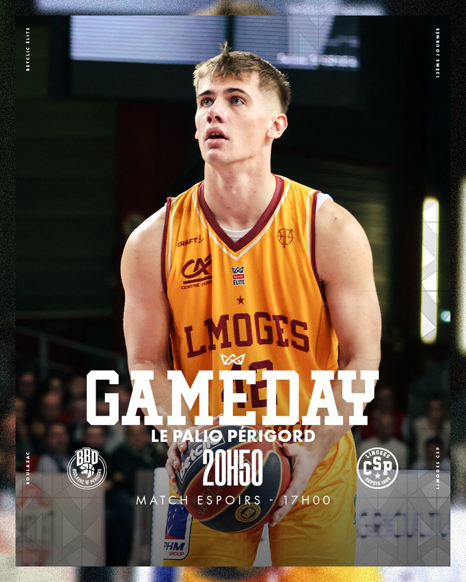 limogescsp's tweet image. Un Derby, ça ne se joue pas... 👊

🆚 @BoulazacBasketD 
🏟️ Le Palio
🕐 20h50
📺 @DAZN_FR &amp;amp; @France3NoA 
📻 @icilimousin (103.5 à Limoges)
🎥 Match diffusé chez nos partenaires La Fabrique Du Café et O’Brien Tavern
👶 U21 à 17h00
