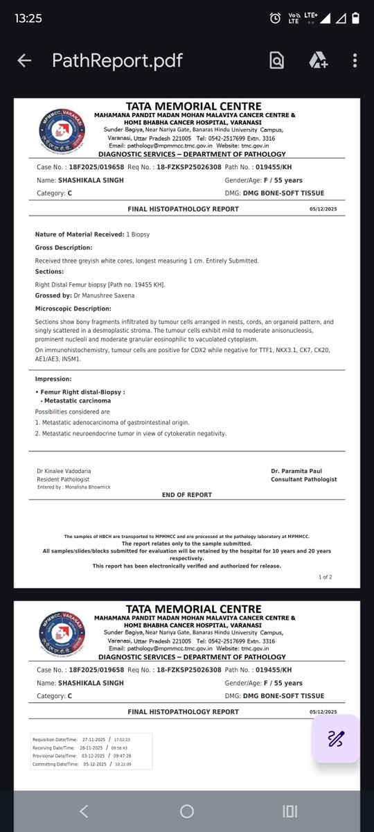 thethakurforce's tweet image. जौनपुर (उत्तर प्रदेश) के एक किसान परिवार से आने वाली, ग्रामीण परिवेश में जीवन व्यतीत कर रही 55 वर्षीय शशिकला सिंह जी के जीवन पर उस समय मानो पहाड़ टूट पड़ा, जब उन्हें कैंसर जैसी गंभीर बीमारी का पता चला। यह खबर पूरे परिवार के लिए गहरा आघात बनकर आई।

वर्तमान में उनका उपचार वाराणसी…