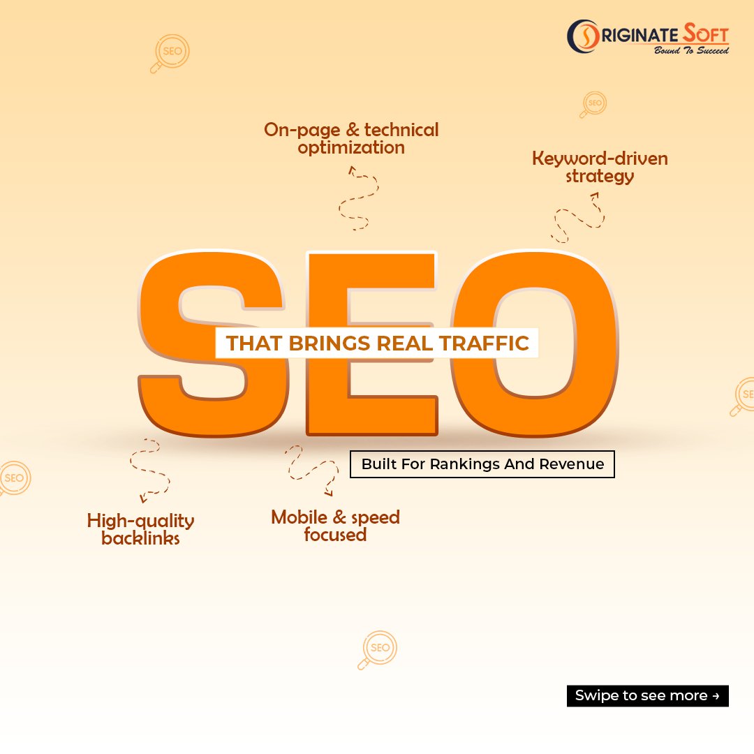 originatesoft_'s tweet photo. 🚀 Rank Higher. Get Clicked. Grow Faster. 🚀
Turn your Google searches into real customers with our smart #SEOstrategies! At #OriginateSoft, we help businesses improve their rankings, drive more traffic, and accelerate growth.
📈 Get ahead of the competition with tailored #SEO. https://t.co/oJY41PAVpE