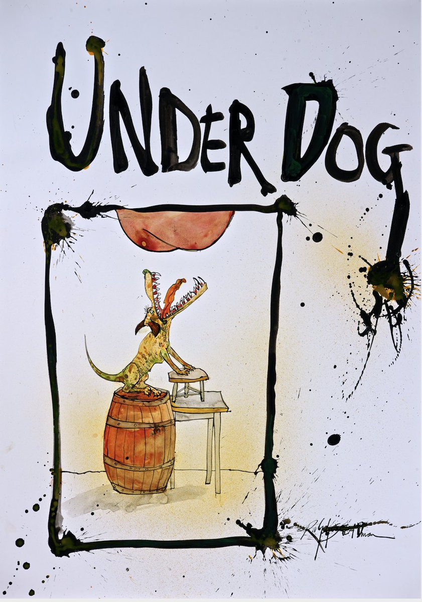 SteadmanArt's tweet photo. Underdogs: the snarling, mud-splattered outsiders chewing at the bottom of destiny. Counted out, kicked aside—then BAM—back on their feet, teeth bared, rewriting the odds in their own filthy handwriting. Bet on the mess. 🐕
#UnderdogDay #FlyingDog #RalphSteadman https://t.co/ApEgXjv0H4