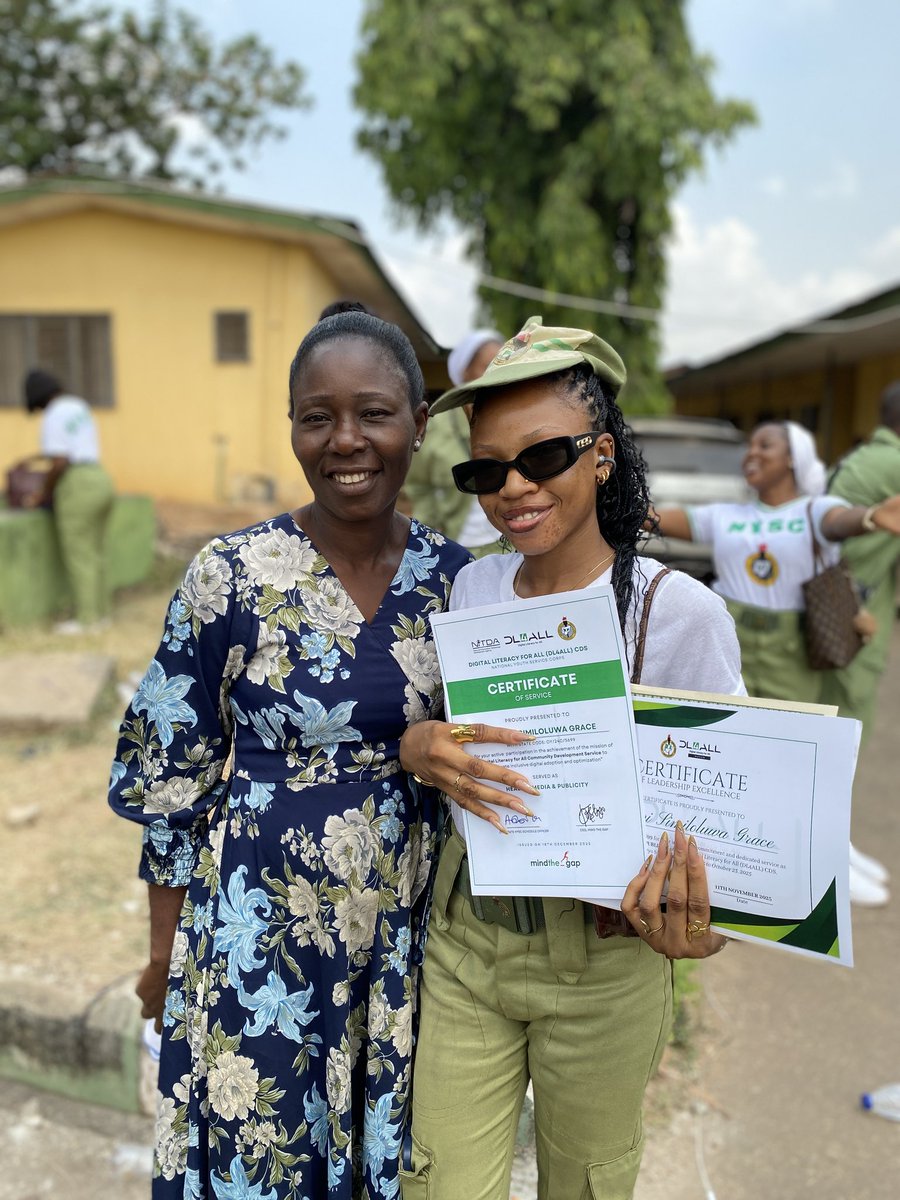 dl4allcdsibadan's tweet image. 2024 C2 and our Schedule Officer, Mrs Abimbola 💚

.

#dl4allcdsibadan #dl4allcds #nysc #digitalliteracyforall #mindthegapng #oyokopa #nyscpop