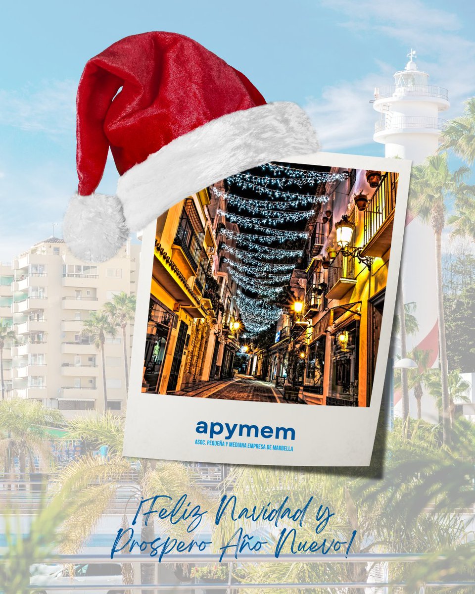 Apymem's tweet image. ✨ ¡Feliz Navidad y un próspero 2026 de parte de todo el equipo de APYMEM! ✨

Que el nuevo año llegue cargado de salud, nuevos proyectos y mucha prosperidad para vuestros negocios. ¡Sigamos creciendo juntos!

🥂 ¡Felices Fiestas! 🥂