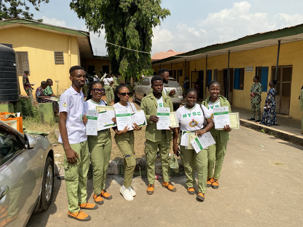 dl4allcdsibadan's tweet image. It's POP szn again! 

And this time, we are saying goodbye to the 2025 Batch C Stream II Digital Literacy Champions⭐.

We will miss you all till we see again bigger and better💚.

.

#dl4allcdsibadan #dl4allcds #nysc #digitalliteracyforall #mindthegapng #oyokopa #nyscpop