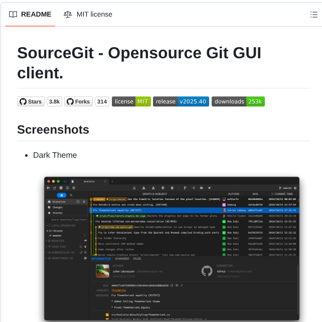 tom_doerr's tweet photo. Git client for Windows, macOS, and Linux

https://t.co/oChPe6kRmk https://t.co/0gbBTxNocL