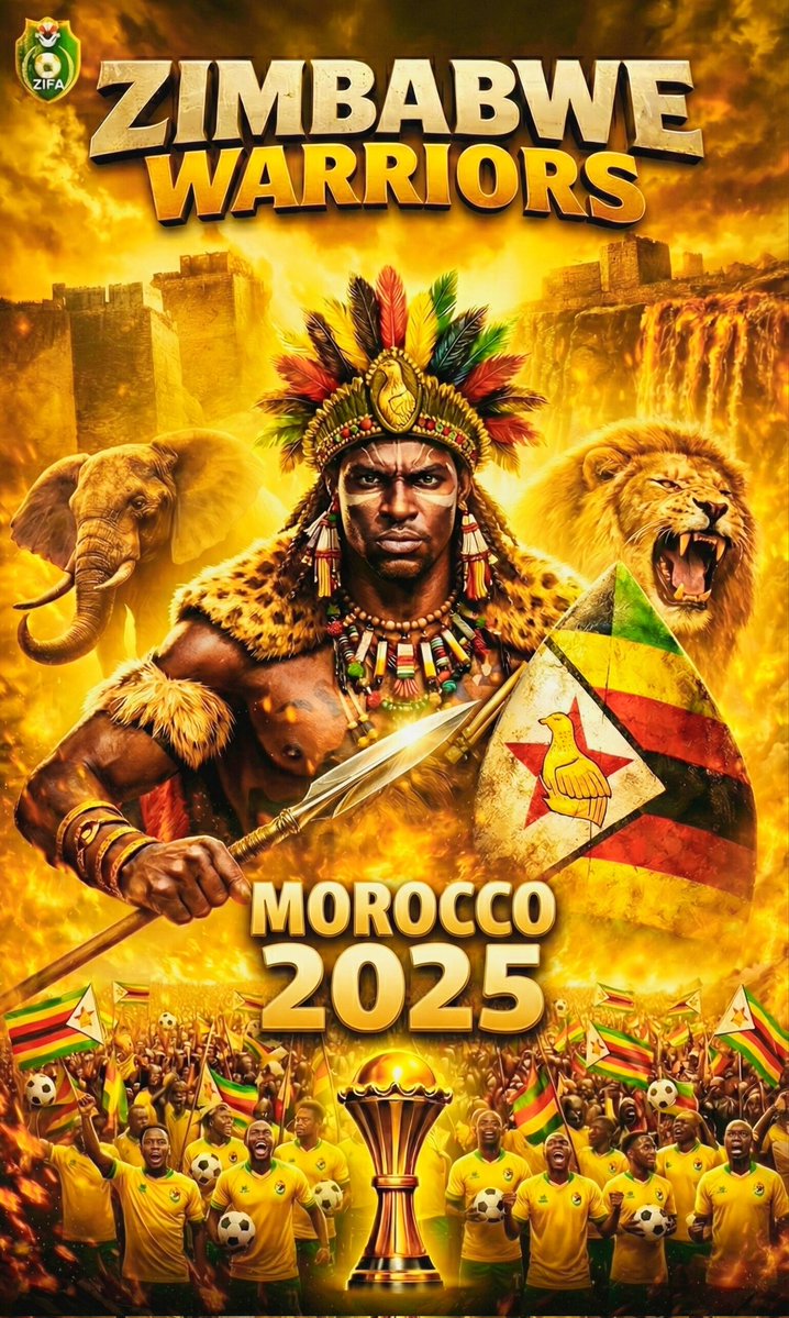 officialzfl's tweet image. Zimbabweans are making beautiful Afcon Posters for WARRIORS. Let's join the fun. If you can design a poster for the WARRIORS what will it look like 🇿🇼🇿🇼🔥.Some of the posters made for the WARRIORS by the fans👇👇👇..@online_zifa