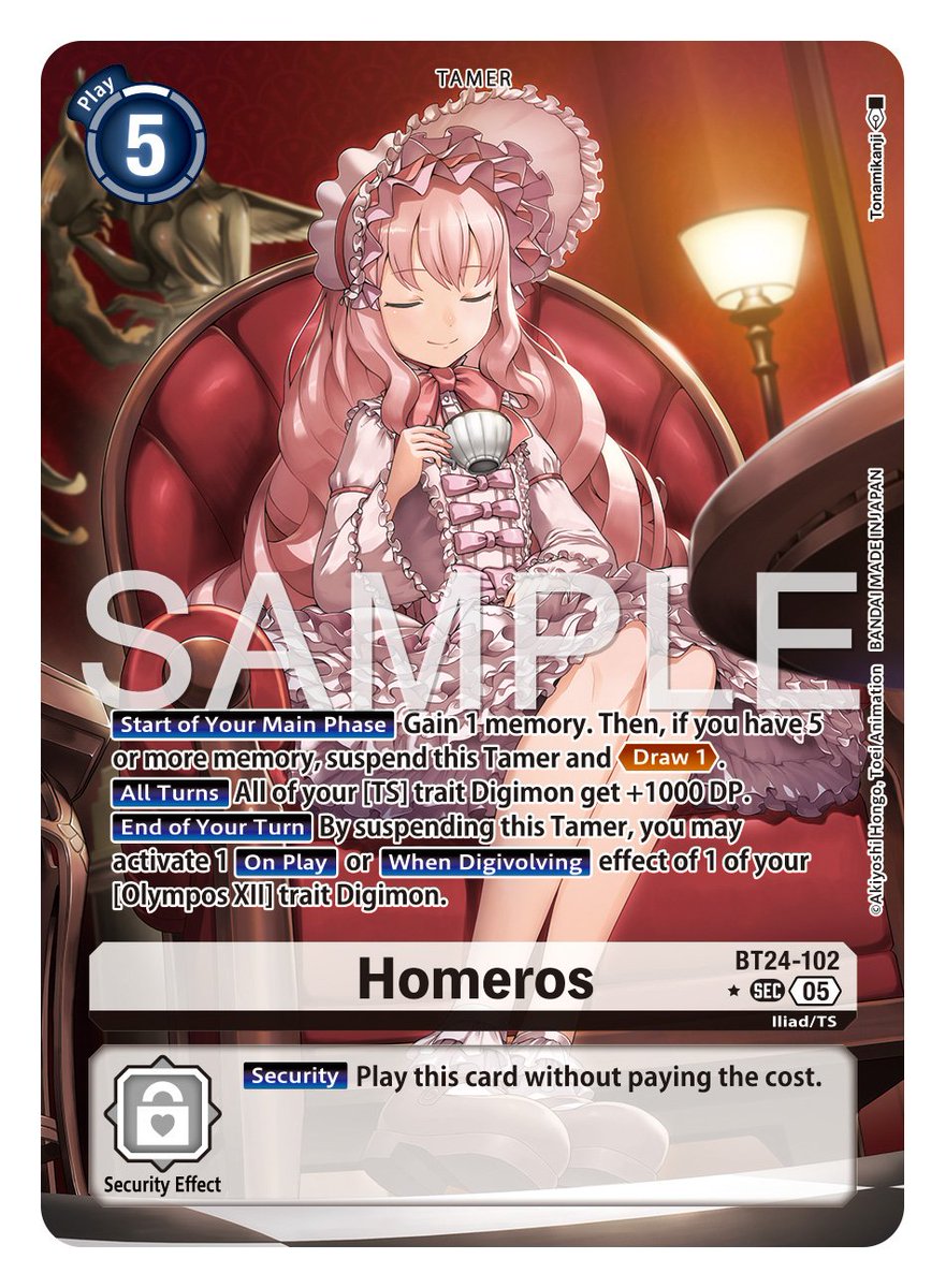 ⌚[PREVIEW]⌚

BT-24 TIME STRANGER

Se cierra el ciclo de BT, por el momento, de los Digimon Story, con Time strange!! Se vienen los Olympos!

🗓️23/01/2026

⚪ Homeros ⭐ - Tamer