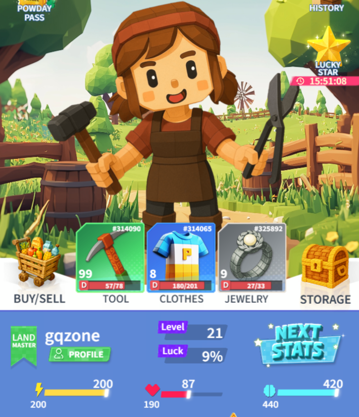 🔥 PRO TIPS FOR POWDAY CLOSED BETA: DON’T RUSH LEVEL 10! 🚨
If you want to survive the new economy, you need to play smart. Here is the strategy to optimize your HP and resources right now:

1️⃣ The Level 10 Trap ⚠️
Don’t rush to Level 10 unless you have upgraded your gear! Common