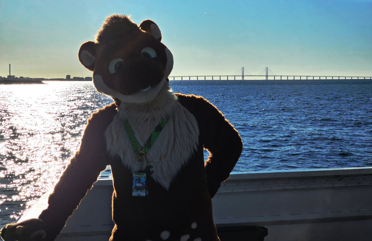BlackymoonOtter's tweet photo. Churr~~ fancy meeting you cute fluffers here on this last #FursuitFriday before Christmas! Want to join this wiggly Ott on his journey to the North Pole to visit Santa &amp; get all the presents &amp; fluffy Ott-cuddles? 🦦🐾🤗❤️

✂️ @Roofur
📸 @ArokhTroja
🔗 #Furry #Fursuit https://t.co/MF19p9muN2