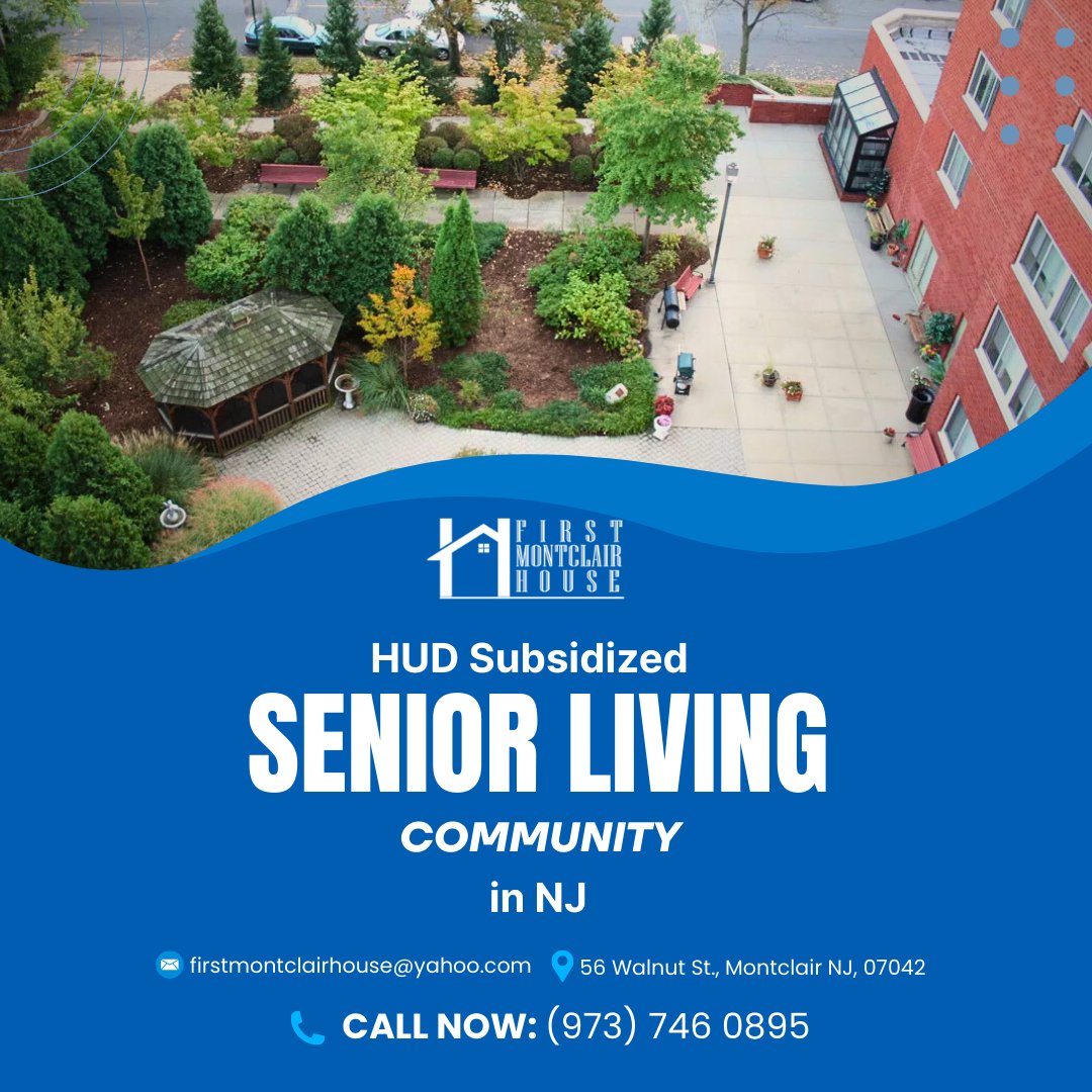 FirstMontclair's tweet image. Senior Apartment Rentals

First Montclair House provides senior apartment rentals in Essex County designed for independent living convenience and peace of mind. Learn more: firstmontclairhouse.org/amenities_cnty…

#seniorapartments #seniorrentals #seniorliving #firstmontclairhouse