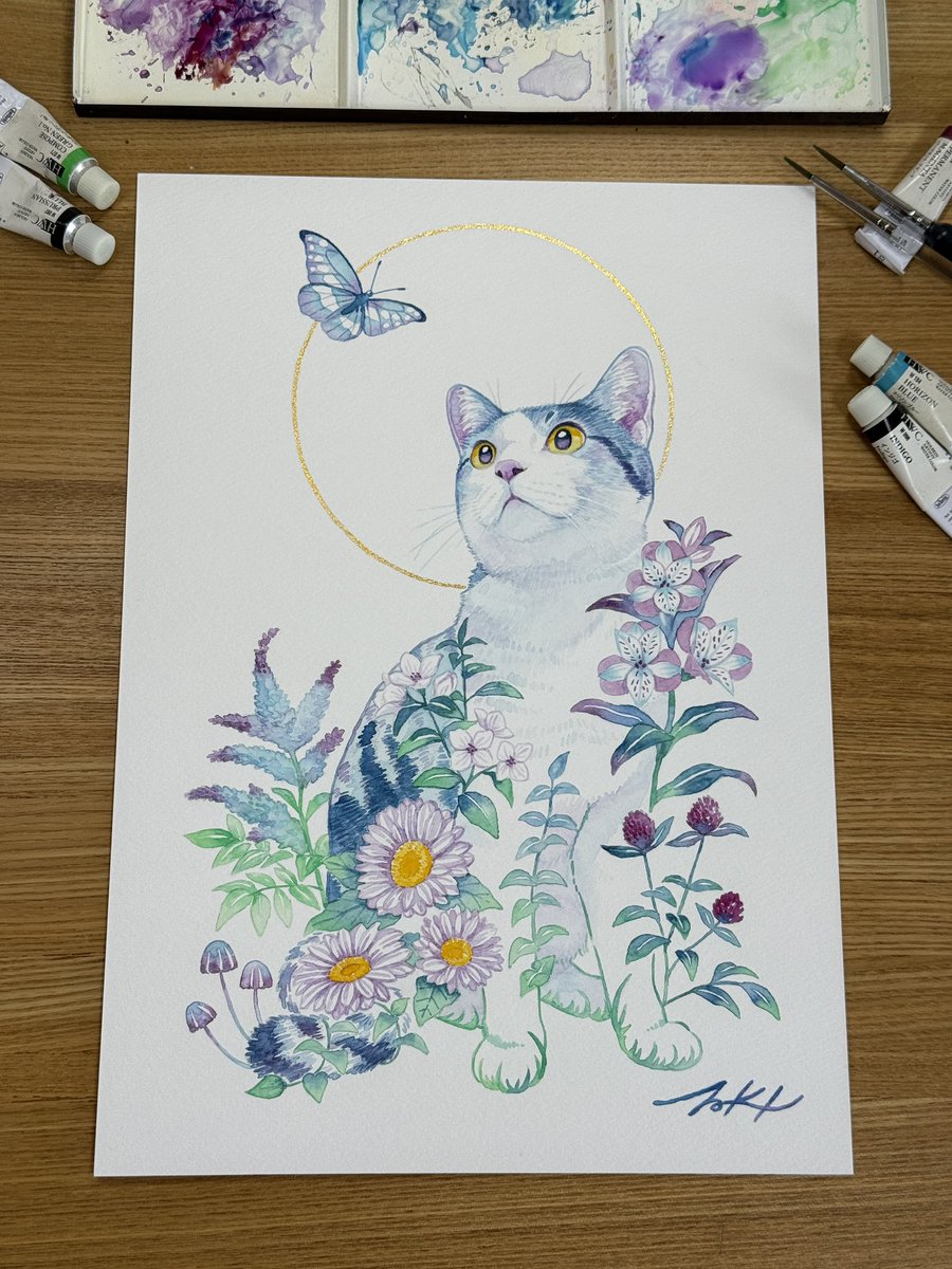 2025年自分が選ぶ今年の4枚 水彩画にチャレンジした一年でした！