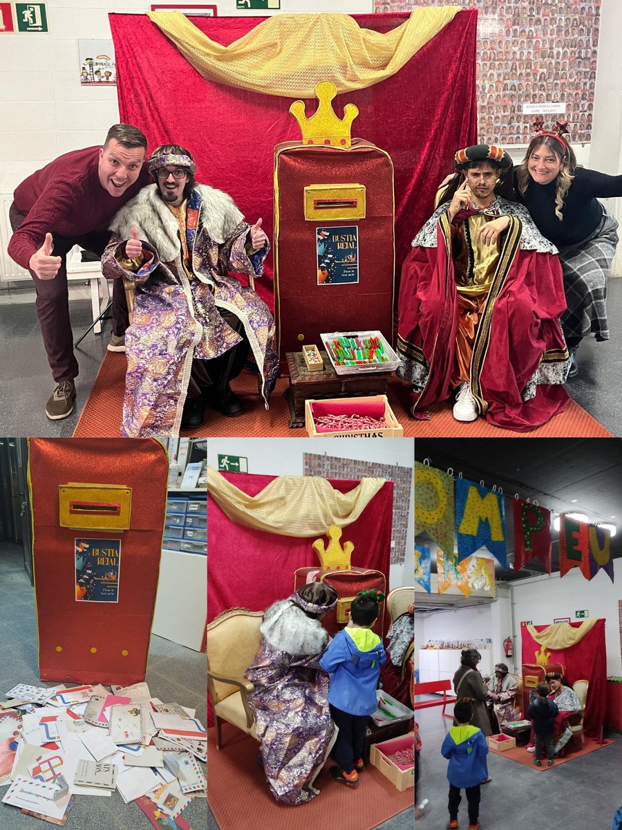 Els patges reials han passat la tarda amb nosaltres i ja tenen les cartes amb els desitjos de cada infant. Moltes gràcies a tothom i bones festes! 🎄✨