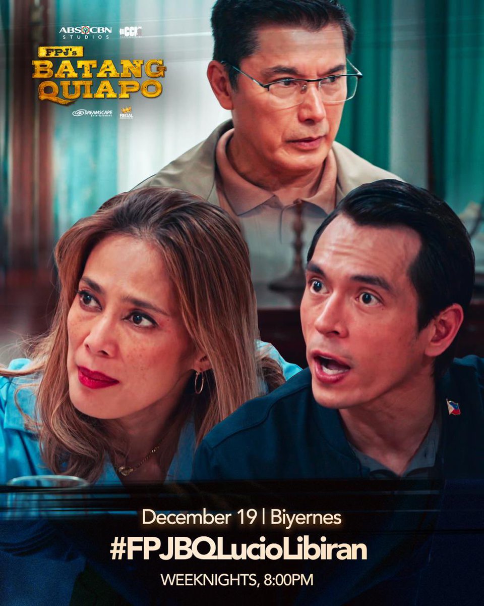 Unti-unti nang lumalabas ang mga baho at dumi ng Pamilya Guerrero! Abangan sa #FPJBQLucioLibiran 🔥

#FPJsBatangQuiapo gabi-gabi, 8PM sa Kapamilya Channel, Kapamilya Online Live, Cinemo, A2Z, at TV5! Mapapanood rin sa iWant at TFC!