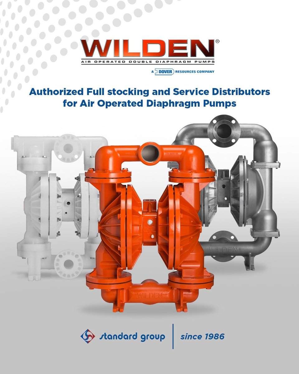 Looking for versatile pumping solutions? As an authorized Wilden distributor, Standard Group provides world-class AODD pumps designed for the toughest industrial challenges.
No long wait times. Maintenance and support you can trust.Ready to upgrade your fluid handling? Contact us
