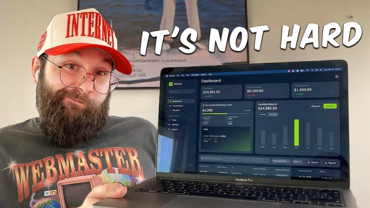 d4m1n's tweet image. something AI still can't do 😂

which is the best thumbnail?

title is "Vibe coding beautiful UIs in 3 simple steps"