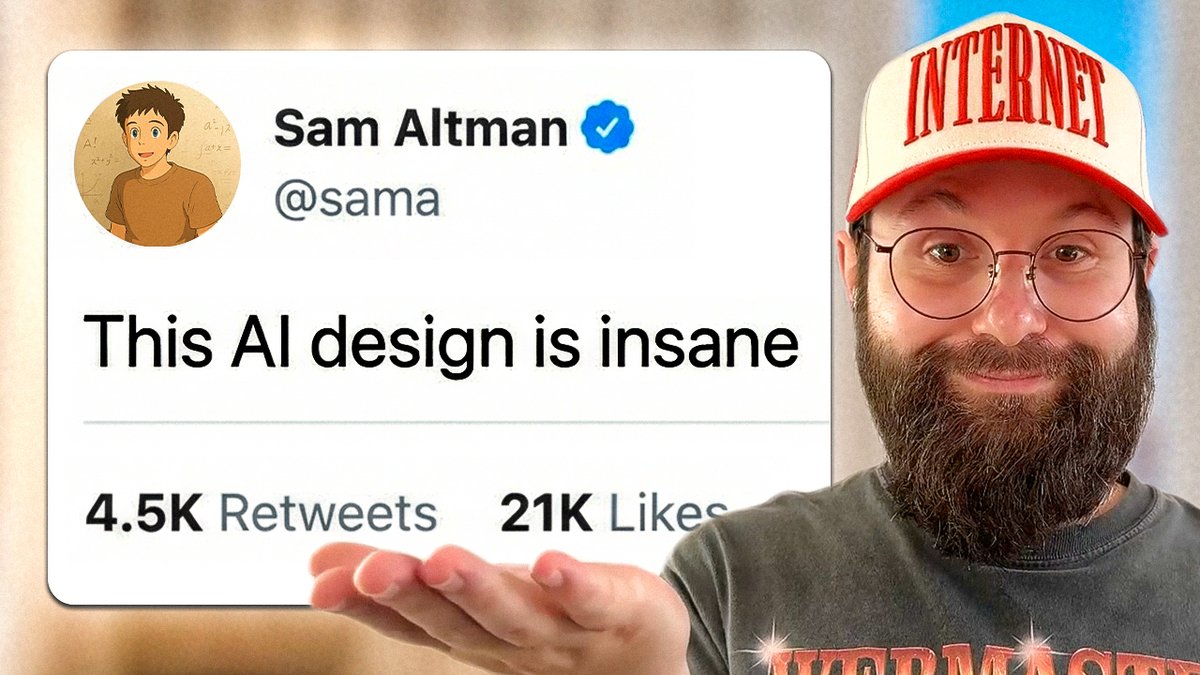 d4m1n's tweet image. something AI still can't do 😂

which is the best thumbnail?

title is "Vibe coding beautiful UIs in 3 simple steps"