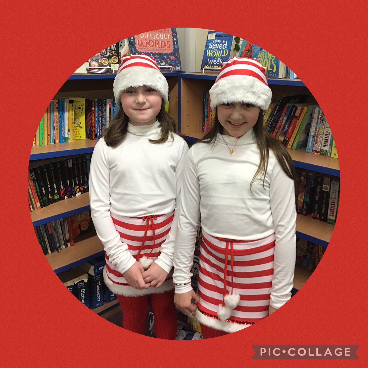 Ava and Kadian in Y4W looked super festive for their Y4 Christmas Party yesterday! 😊🎄