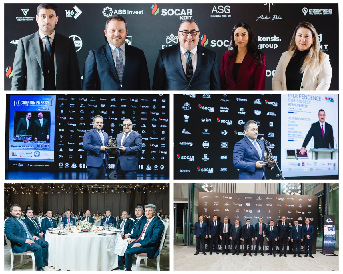 AbdulAliyev3's tweet photo. R Group Holding took part in the 12th International Caspian Business Award, which brought together members of the Caspian Energy Club.

As a result of the event, R Group Holding was honored with the prestigious award
“Oil and Gas Logistics Company of the Year.” https://t.co/jakkc34coN