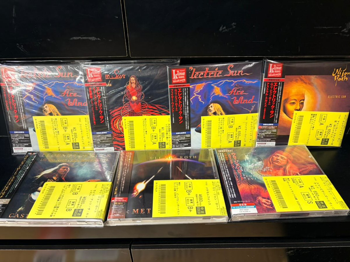 新着中古情報💿】 HARD ROCK/HEAVY METALの中古CDが200点以上本日入荷
