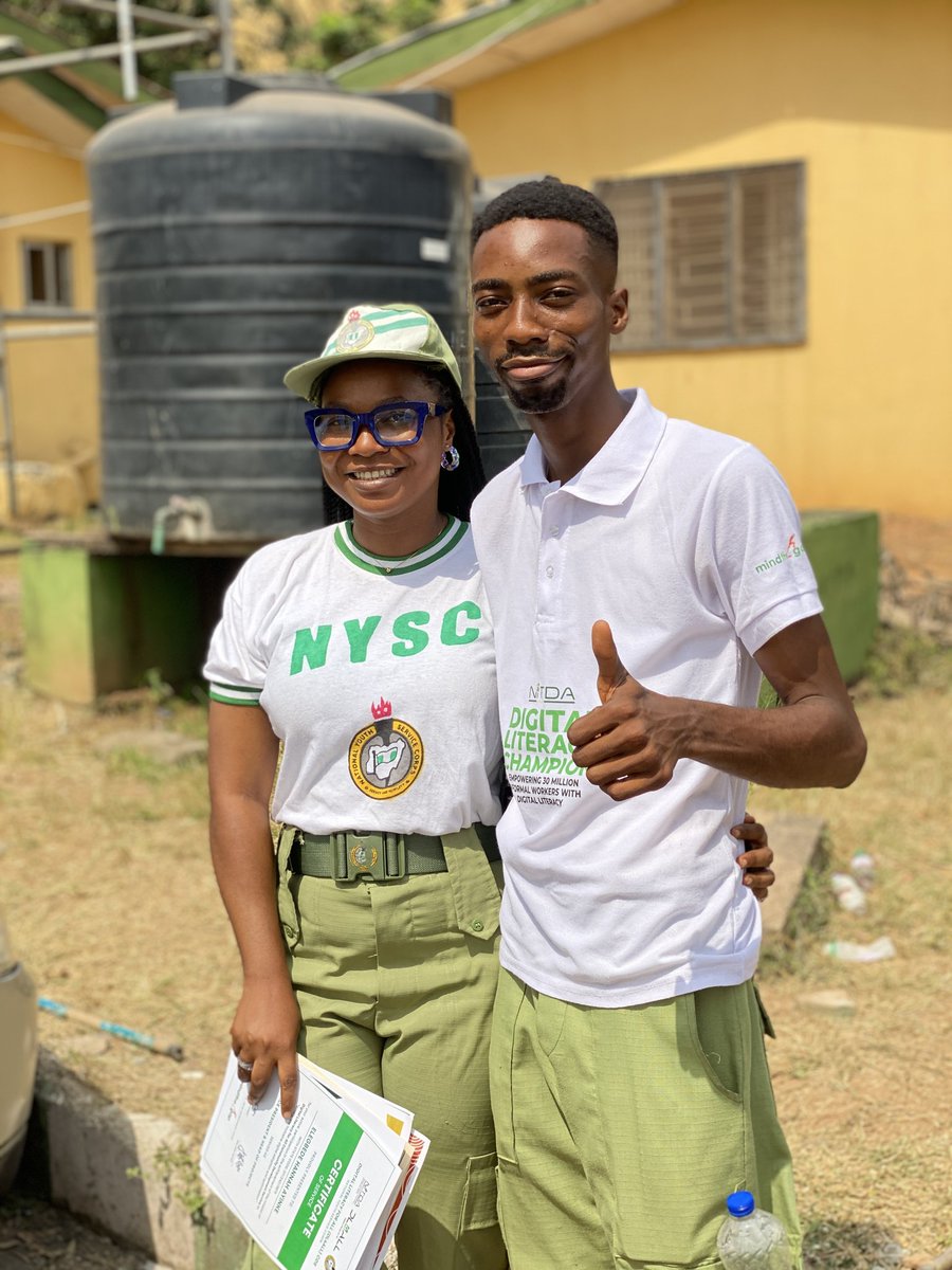 dl4allcdsibadan's tweet image. A rare picture of the two Vice Presidents (erstwhile &amp;amp; current).

.

#dl4allcdsibadan #dl4allcds #nysc #digitalliteracyforall #mindthegapng #oyokopa #nyscpop