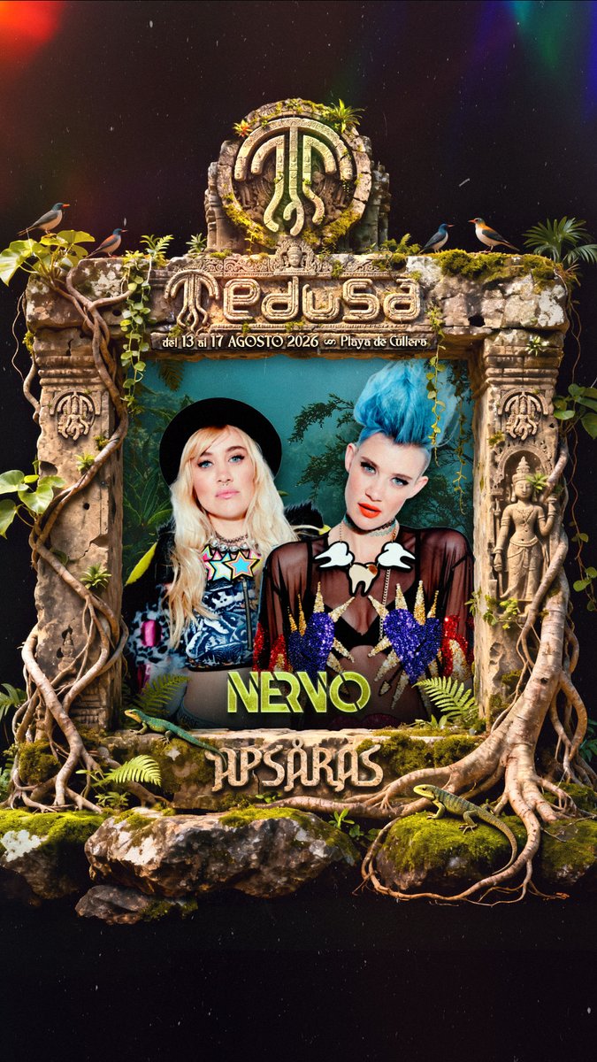 MedusaFestival's tweet image. NERVO sigue prendiendo la mecha 🔥 en Medusa Y para celebrarlo… ¡SORTEAMOS 2 ABONOS GENERALES!

Síguenos @medusa_festival y haz RT. Anunciaremos ganadores el 07/01/26. Suerte!