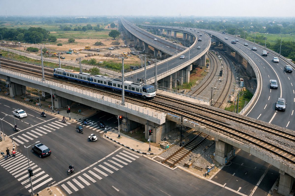 ✨🚆🛣️
यह सिर्फ़ रास्तों का संगम नहीं,🚀
यह भारत के उभरते विकास की पहचान है 💪📈
जहाँ रेलवे की रफ़्तार 🚆 और सड़कों की मजबूती 🛣️
मिलकर नए भारत का भविष्य बना रही है 🌏🚀
#ViksitBharat 🇮🇳#Bangladesh