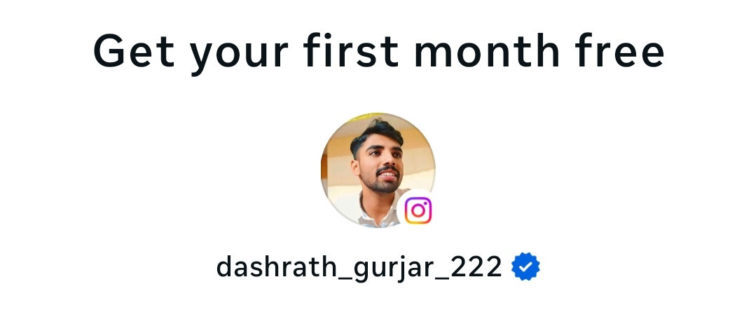 क्या करु साथियों Get your first month free लिख के आ रहा है इंस्टा पर...!