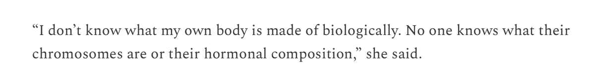 しかし、NHSファイフの聖人のような職員はどうだっただろうか? 不器用なイスラ・ブンバが、自分が女性かどうかわからないと告げたにもかかわらず、彼らが彼女を信頼できる証人とみなしたという事実だけで十分だろう。