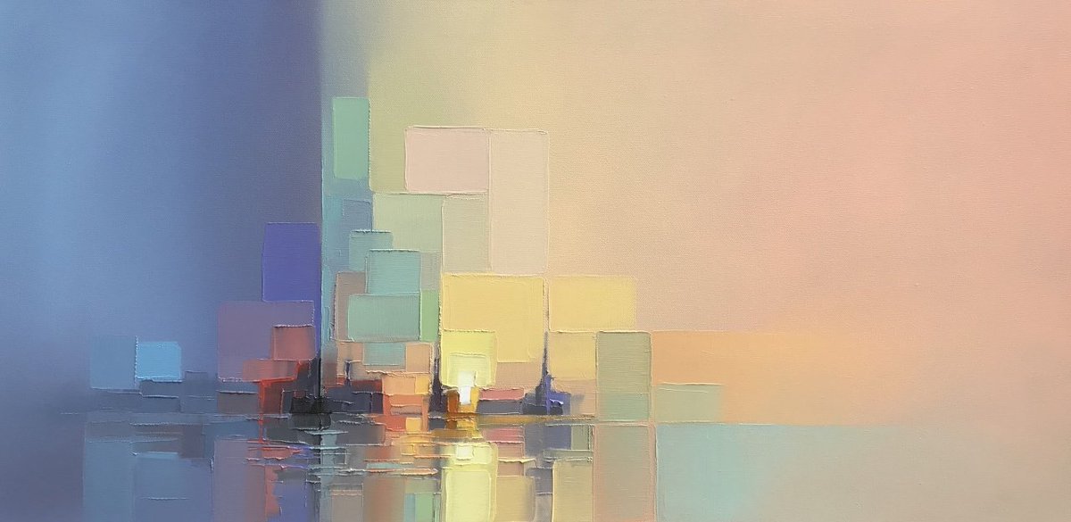 FedeItaliano76's tweet image. Abstract cityscapes by U.K.-based artist Jason Anderson