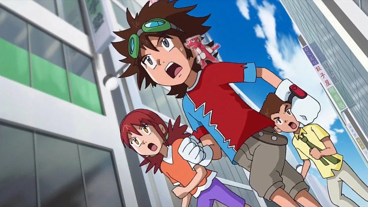 #FelizViernes Digi-Fans❌️🎙
Corriendo a la batalla...
¡Que llega el finde!
#DigimonFusion 
#Digimon