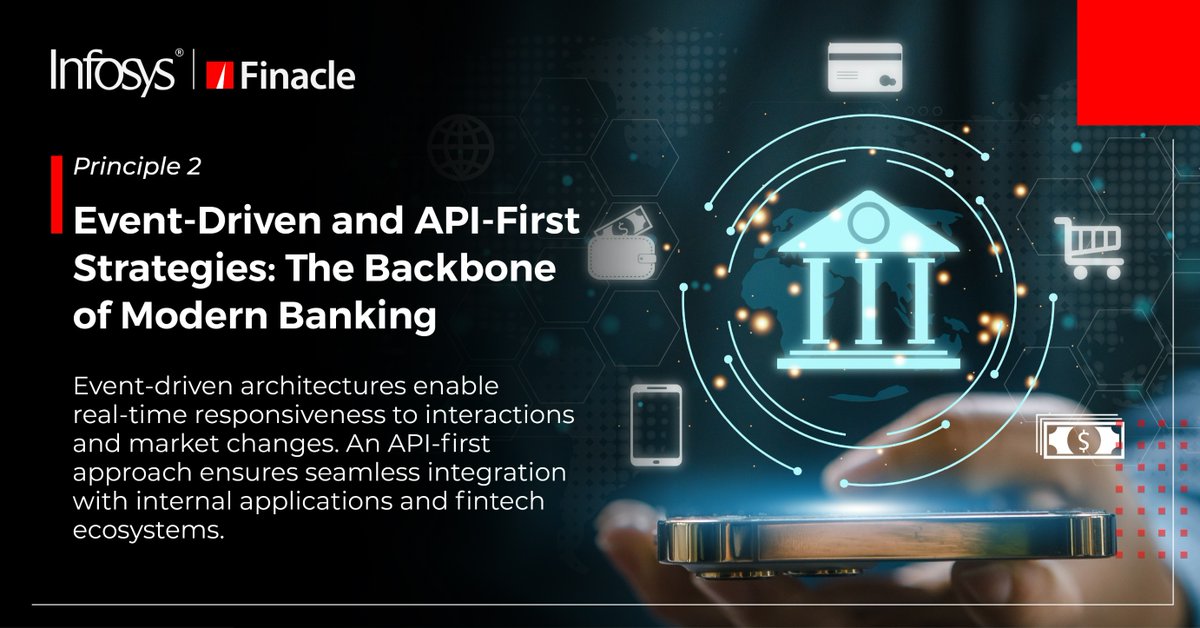 Finacle's tweet image. Read the article to explore three key architectural principles that banks need to adopt to ensure a scalable and resilient foundation that helps banks future-proof.
okt.to/eD0g5A
#InspiringBetterBanking #BankingArchitecture