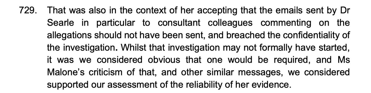 そして、アプトンの友人であるケイト・サール博士もいた。彼女は捜査の秘密を守らず、同僚にメールで事件をヘイト事件だと伝えるなど、不誠実だった。彼女はペギーの行動を「全く受け入れられない」と非難した。