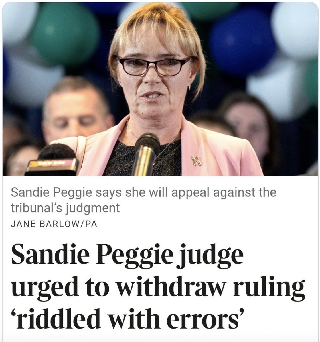 法廷は、法律の専門家や引用文の正確さを疑問視する人々からの批判にも関わらず、法的に正しかったと確信しているのと同様に、公正に行動し、事実認定が正しかったと確信しているに違いない。