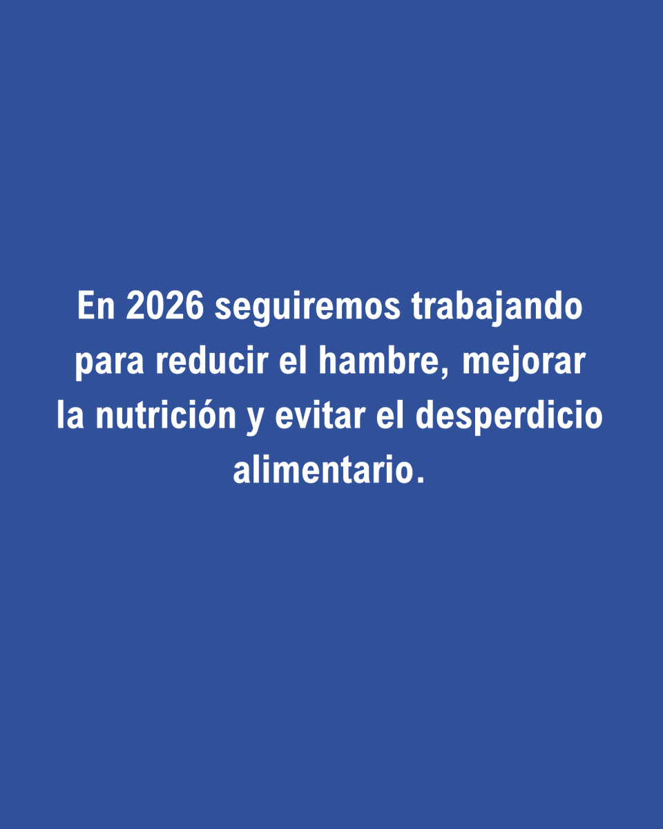 En 2025, seguimos fortaleciendo nuestro compromiso con quienes más lo necesitan.

🥗 Repartimos 17 millones de kilos de alimentos
♻️ Más del 60% fueron recuperados
👤 Llegamos a 100.000 personas

Nada de esto sería posible sin el apoyo de entidades sociales, e instituciones.