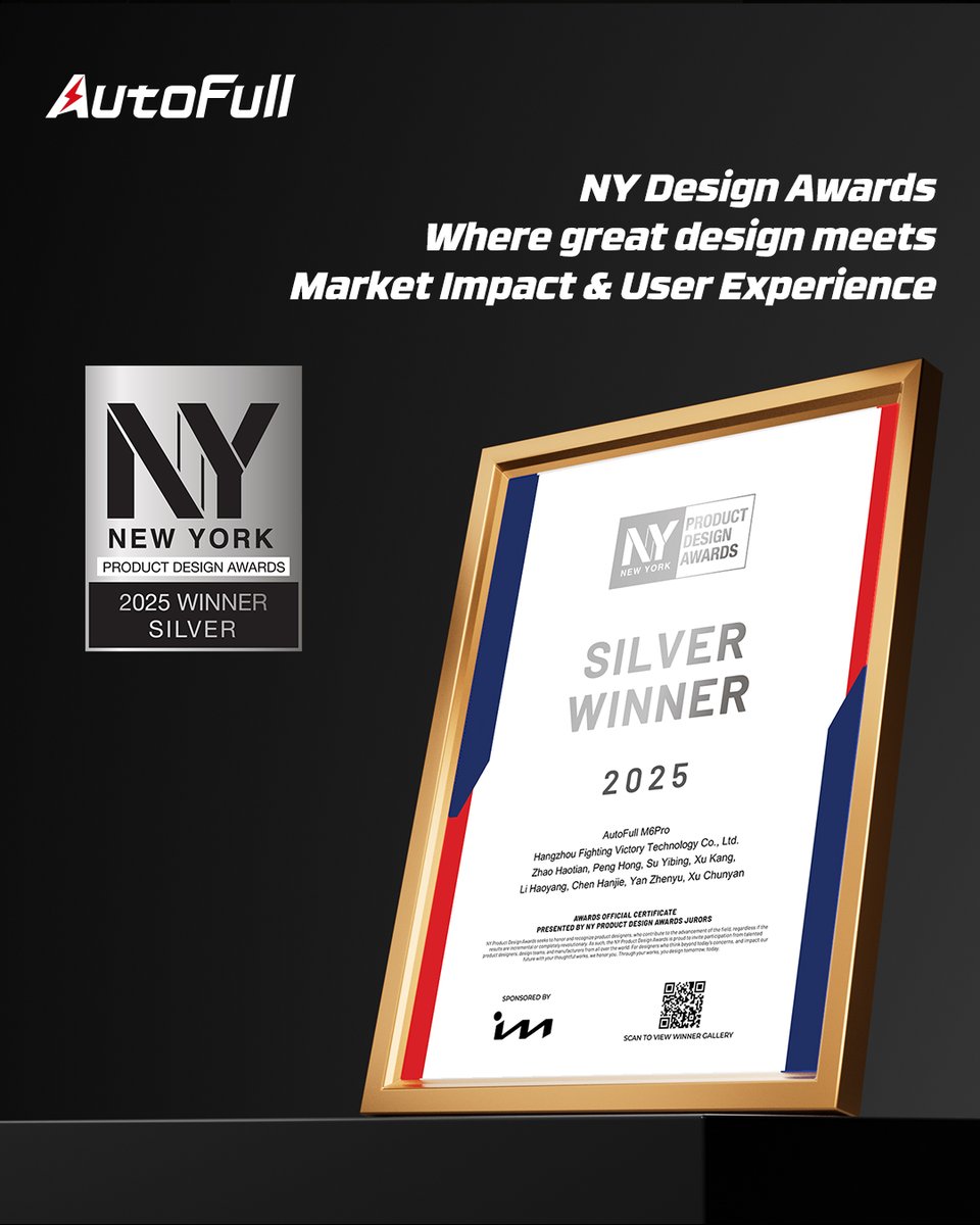 AutoFullGlobal's tweet image. When design meets performance 🎮

AutoFull M6 has been honored with
🏆 New York Product Design Award
🏆 London Design Award
Because gamers deserve more than just a chair —
they deserve award-winning comfort.
#AutoFull #AutoFullM6 #GamingChair