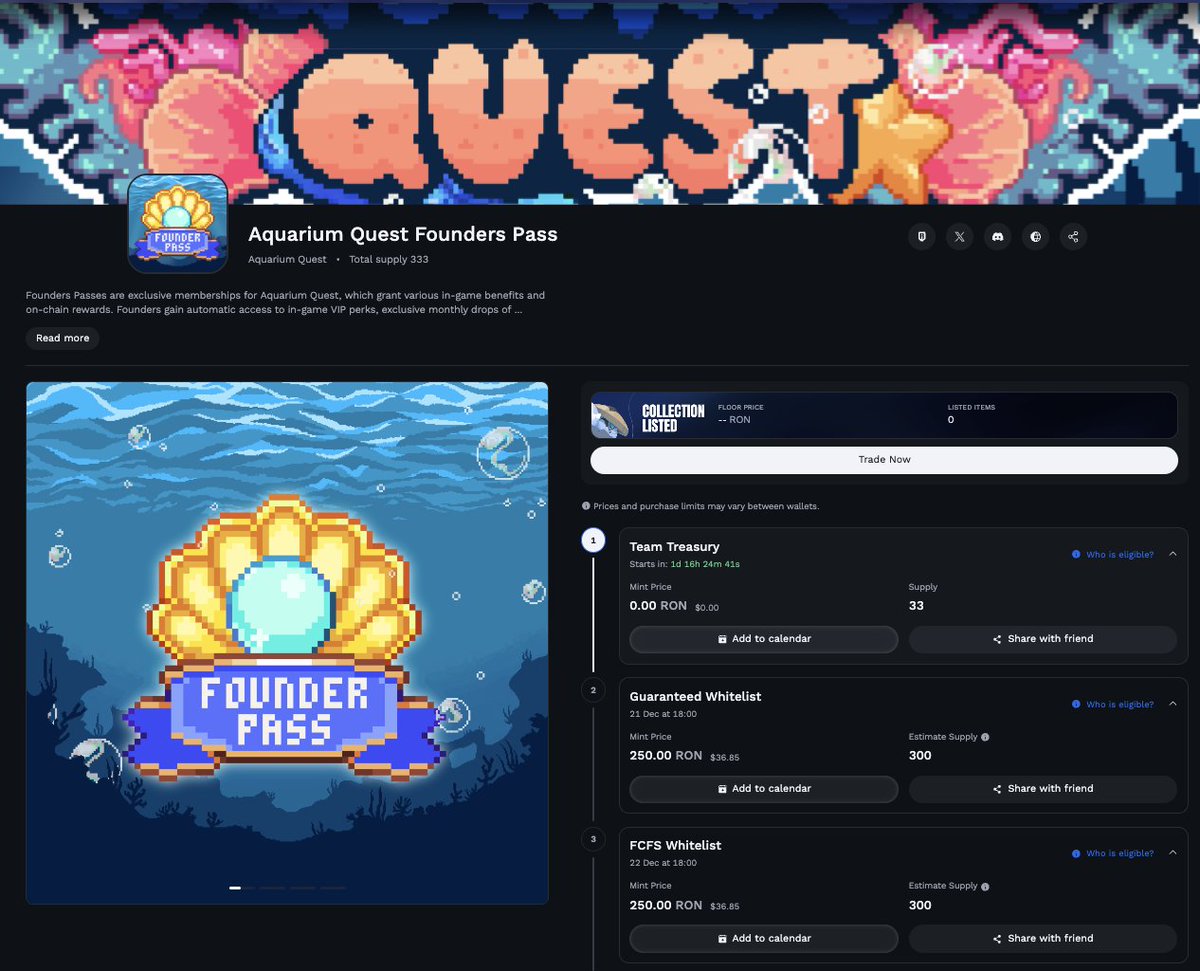 Aquarium Quest tweet media